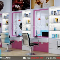 Thiết Kế Tiệm Nail Kết Hợp Salon Tóc Chị Huyền - Hà Nội